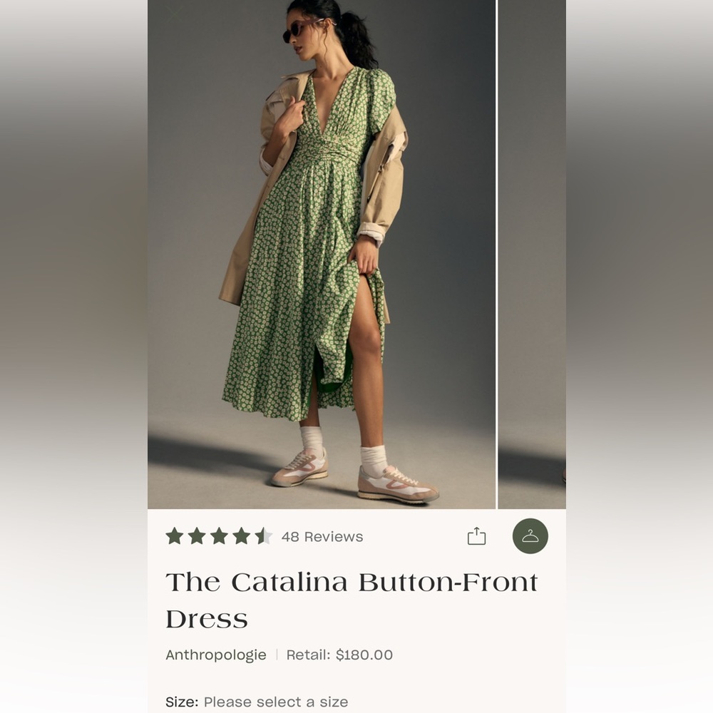 ISO anthropologie button front dress
